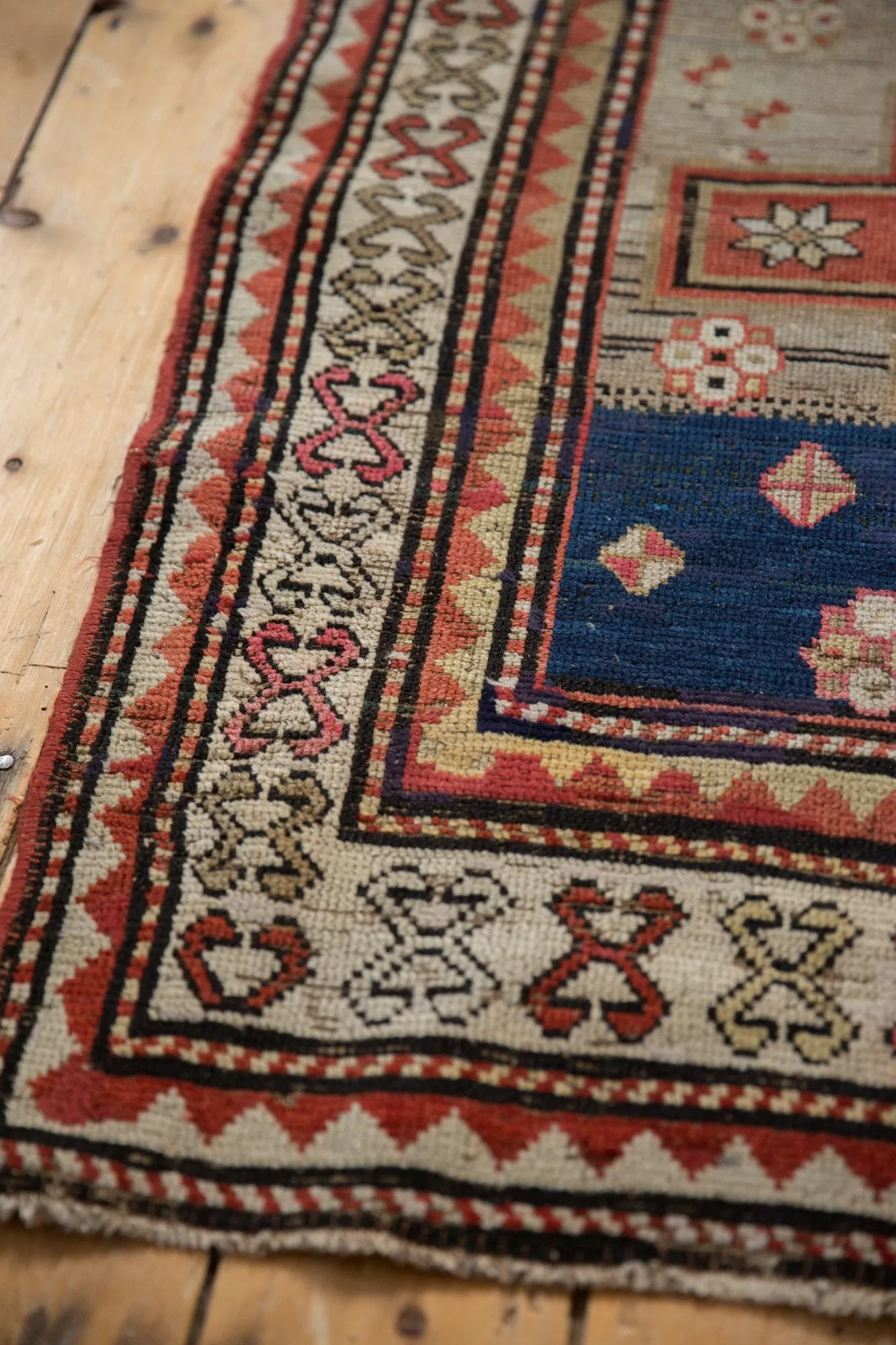 3.5x7.5 Vintage Caucasian Rug Runner