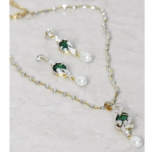 Multicoloured Stone Changing Necklace Set